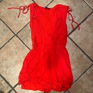 One Clothing Fiery Red Top